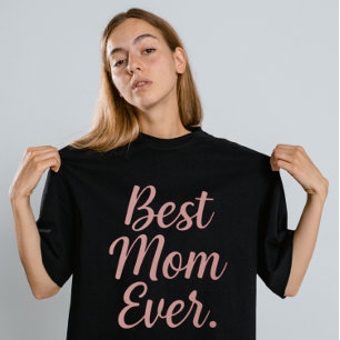 minimalist Best Mum Ever T-Shirt