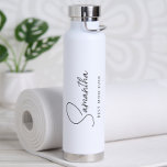 Minimalist Best Mum Ever Water Bottle<br><div class="desc">Looking for a cute, simple and modern gift for your Mum? This minimalist "Best Mum Ever" personalised water bottle is a practical gift she can use every day! All text, including title and names, can be changed. You can change the title to fit your needs! (ex. Best Grandma Ever, Best...</div>