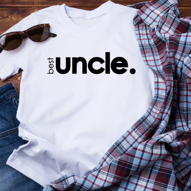 Minimalist Best Uncle Basic Men's T-Shirt (Creator Uploaded)