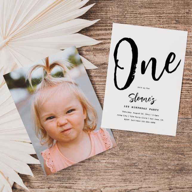 Minimalist Birthday Invitation | Simple Birthday (Creator Uploaded)