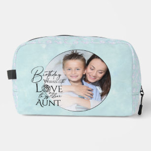 Minimalist Birthday Typography Photo frame Aunt Dopp Kit