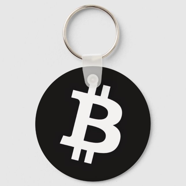 Minimalist Bitcoin Keychain (Front)