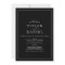 Minimalist | Black All In One Wedding
