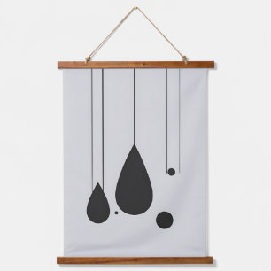 Minimalist Black and White Abstract Wall Art