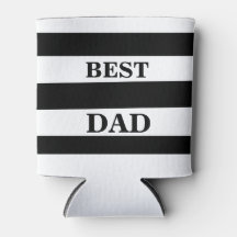 Minimalist - black and white - best dad