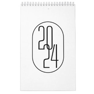 Minimalist Black and white Calendar