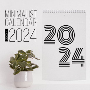 Minimalist Black and white Calendar