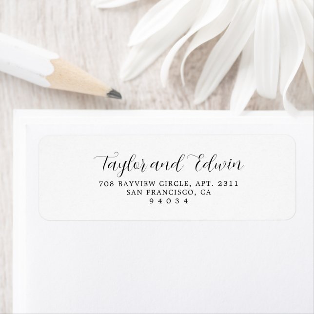 Minimalist Black and White Modern Wedding (Insitu)