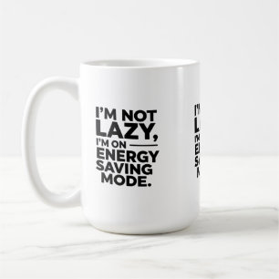 Minimalist Black and White Quote Design – I’m Not Coffee Mug