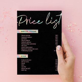 Minimalist Black Beauty Price List