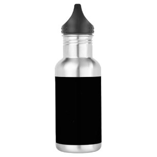Minimalist Black Cat Silhouette  532 Ml Water Bottle