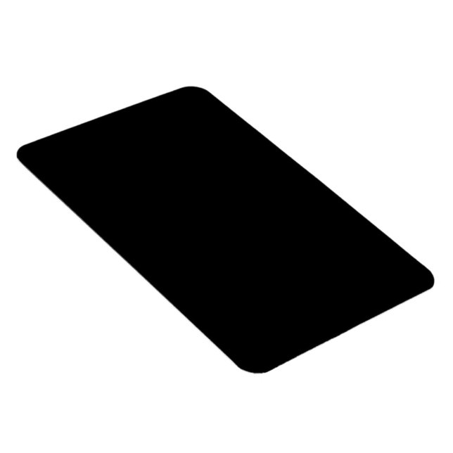 Minimalist Black Cat Silhouette  Magnet (Right Side)
