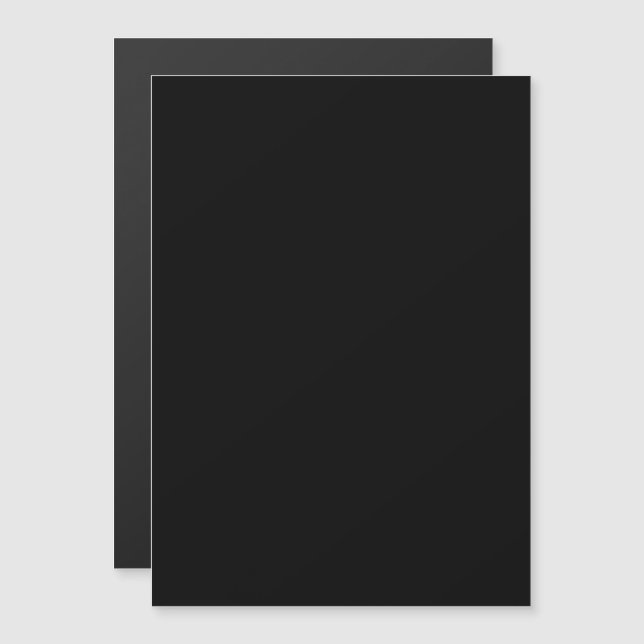 Minimalist Black Cat Silhouette  Magnetic Invitation (Front/Back)