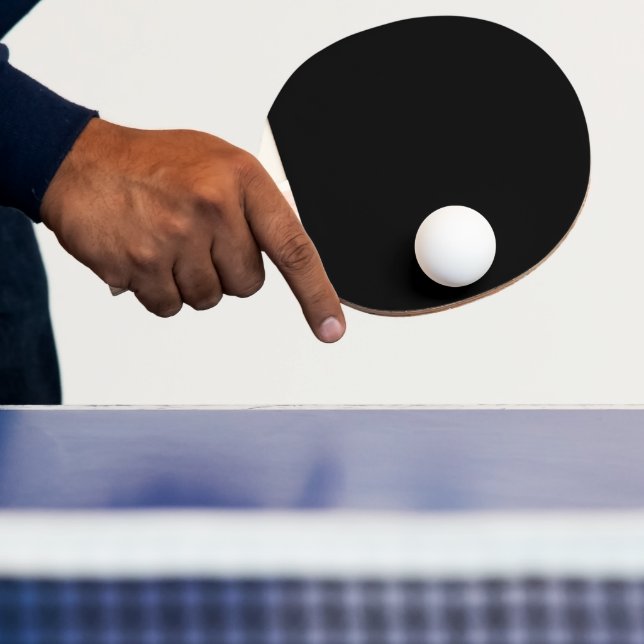 Minimalist Black Cat Silhouette  Ping Pong Paddle (Insitu)