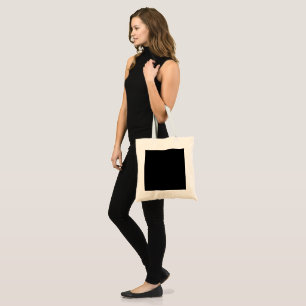 Minimalist Black Cat Silhouette  Tote Bag