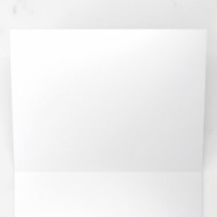 Minimalist Black Cat Silhouette  Tri-Fold Invitation