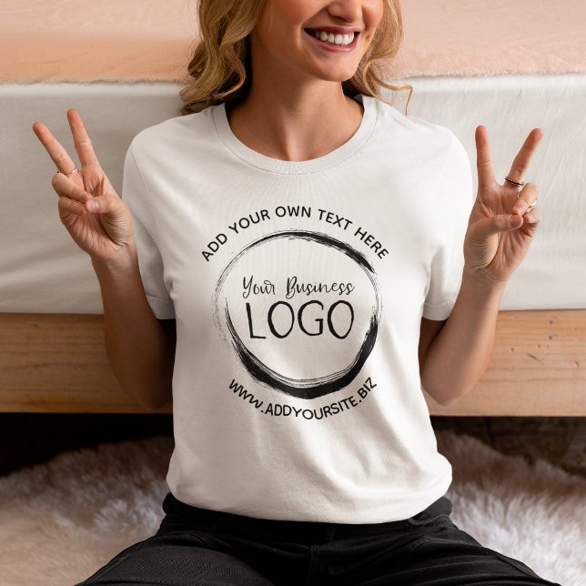 Minimalist Black Circle Logo T-Shirt (Minimalist Black Circle Logo T-Shirt)
