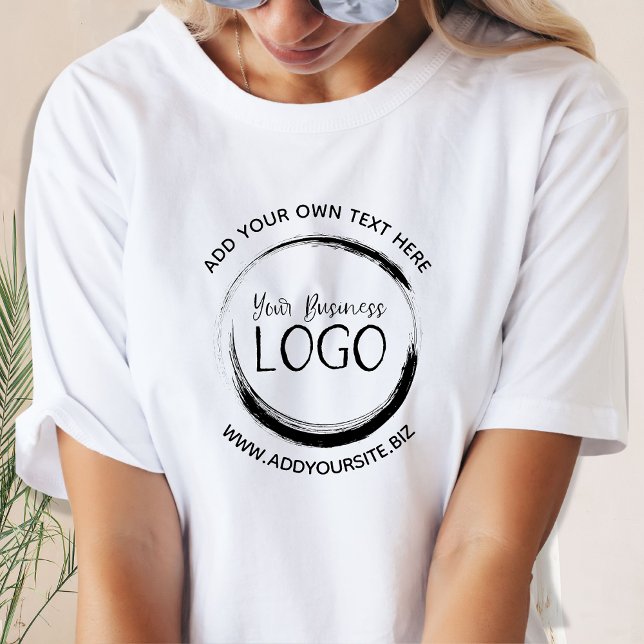 Minimalist Black Circle Logo T-Shirt (Creator Uploaded)