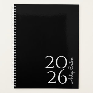 Minimalist Black Custom Personal Monthly Planner