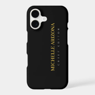 Minimalist Black Gold Colour Professional Modern