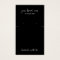 Minimalist Black Jewellery Earring Display Card
