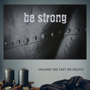 Minimalist black metal  poster