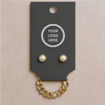 Minimalist Black Modern Jewellery Earring Display