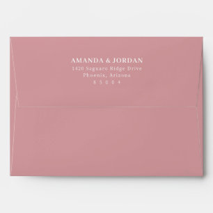 Minimalist Black Modern Typographic Envelope