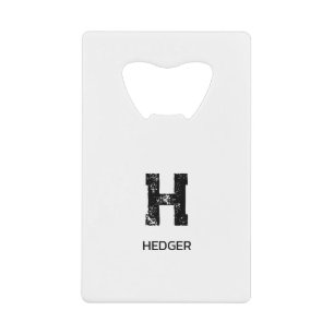 MINIMALIST BLACK ONE LETTER MONOGRAM NAME WHITE