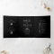 Minimalist black Photo QR Code RSVP wedding