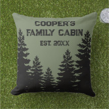 Minimalist black pine tree silhouette    