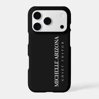 Minimalist Black Professional Modern