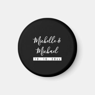 Minimalist Black Professional Modern Magnet