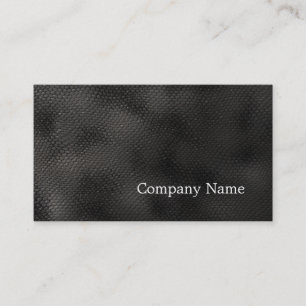 Minimalist Black Snake Business Card