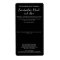 Minimalist Black Soap Packaging Label