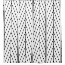 Minimalist Black & White Chevron Design