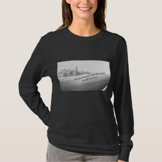 Minimalist Black & White Inspirational Wall Art T-Shirt