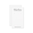 Minimalist black white  jewelry earring display