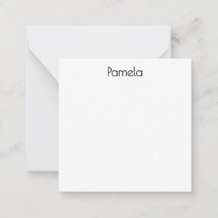 Minimalist Black & White Professional Modern Name Card