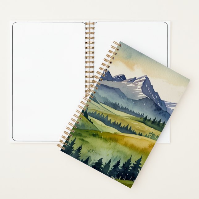 Minimalist Blank Sketchbook Notebook (Inside)