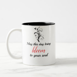 Minimalist Bloom Floral Motivational Coffee Mug
