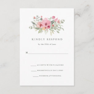 Minimalist Bloom Wedding Response