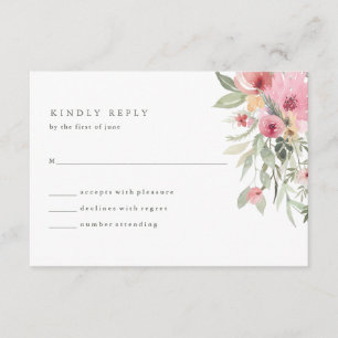 Minimalist Bloom Wedding Response