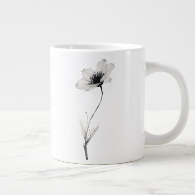 Minimalist Blossom Large Coffee Mug (Right)