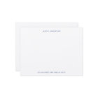 Minimalist Blue and white Personalised Flat
