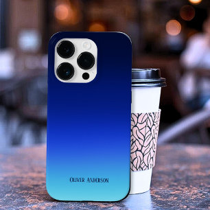 Minimalist Blue Case-Mate iPhone 14 Pro Case