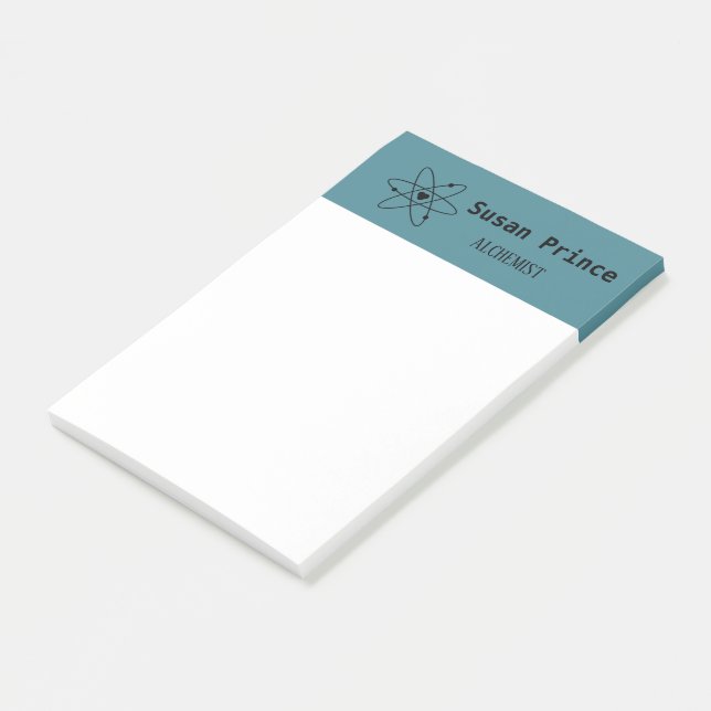 Minimalist blue post-it notes (Angled)