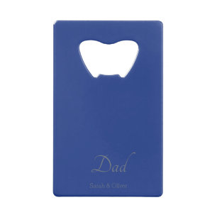 Minimalist Blue & Silver "Dad" Custom - 
