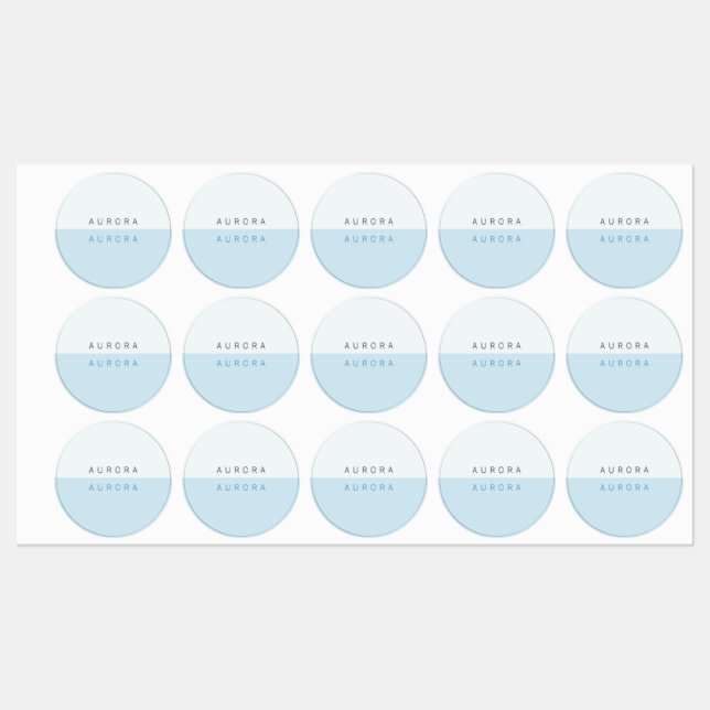 Minimalist Blue Two-Tone (Sheet)