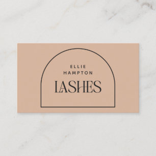 Minimalist Blush Arch Beauty Cosmetic Personalised Business Card